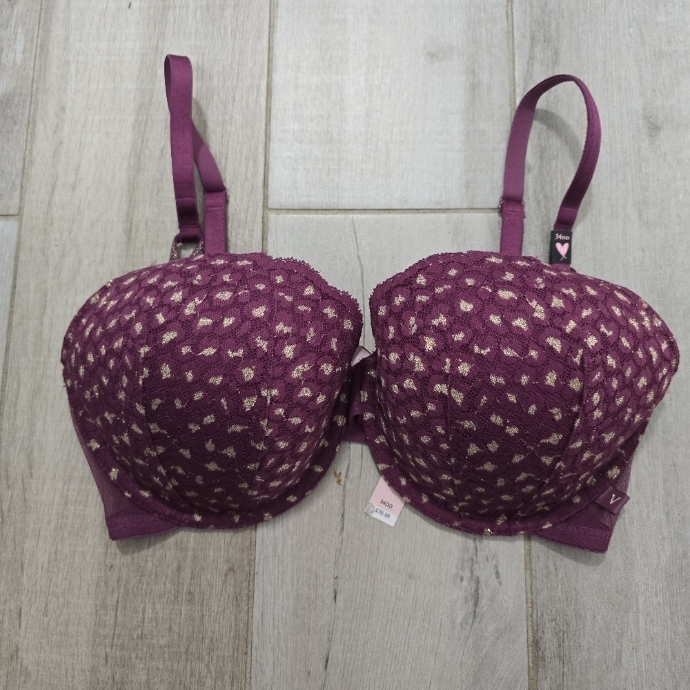 Victoria's Secret Sexy Push Up Bra Size 34DD - Picture 2 of 13